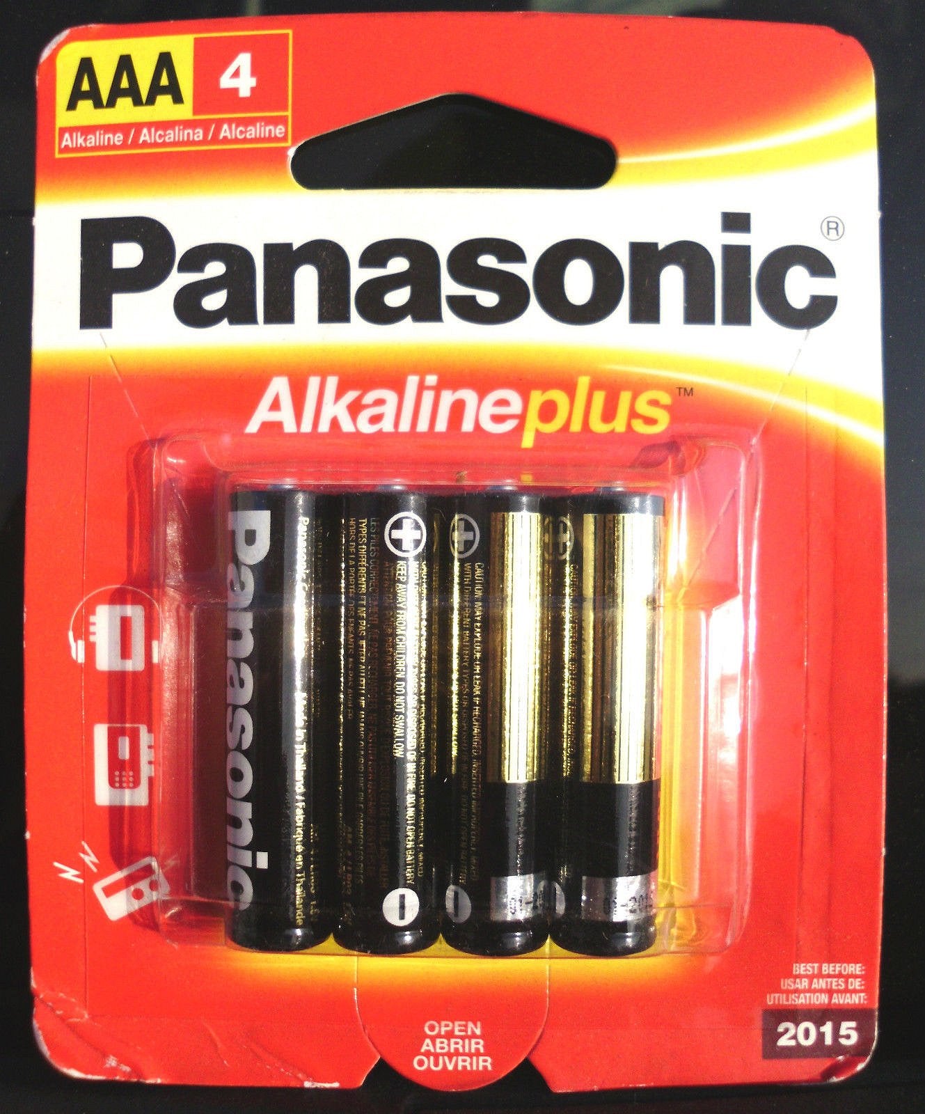 Panasonic Alkaline Plus Power AA 4-Pack
