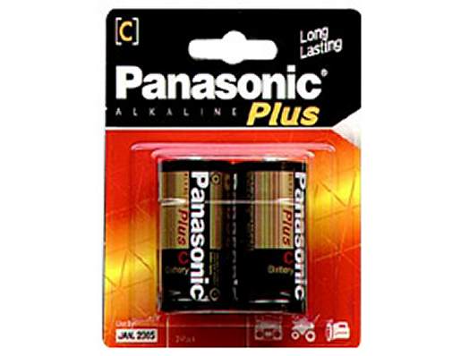 Panasonic C-2 2-Pack Alkaline Plus Batteries