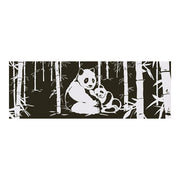 YOGI MAT™ Panda - Black -  1/8"H x 24"W x 68"L