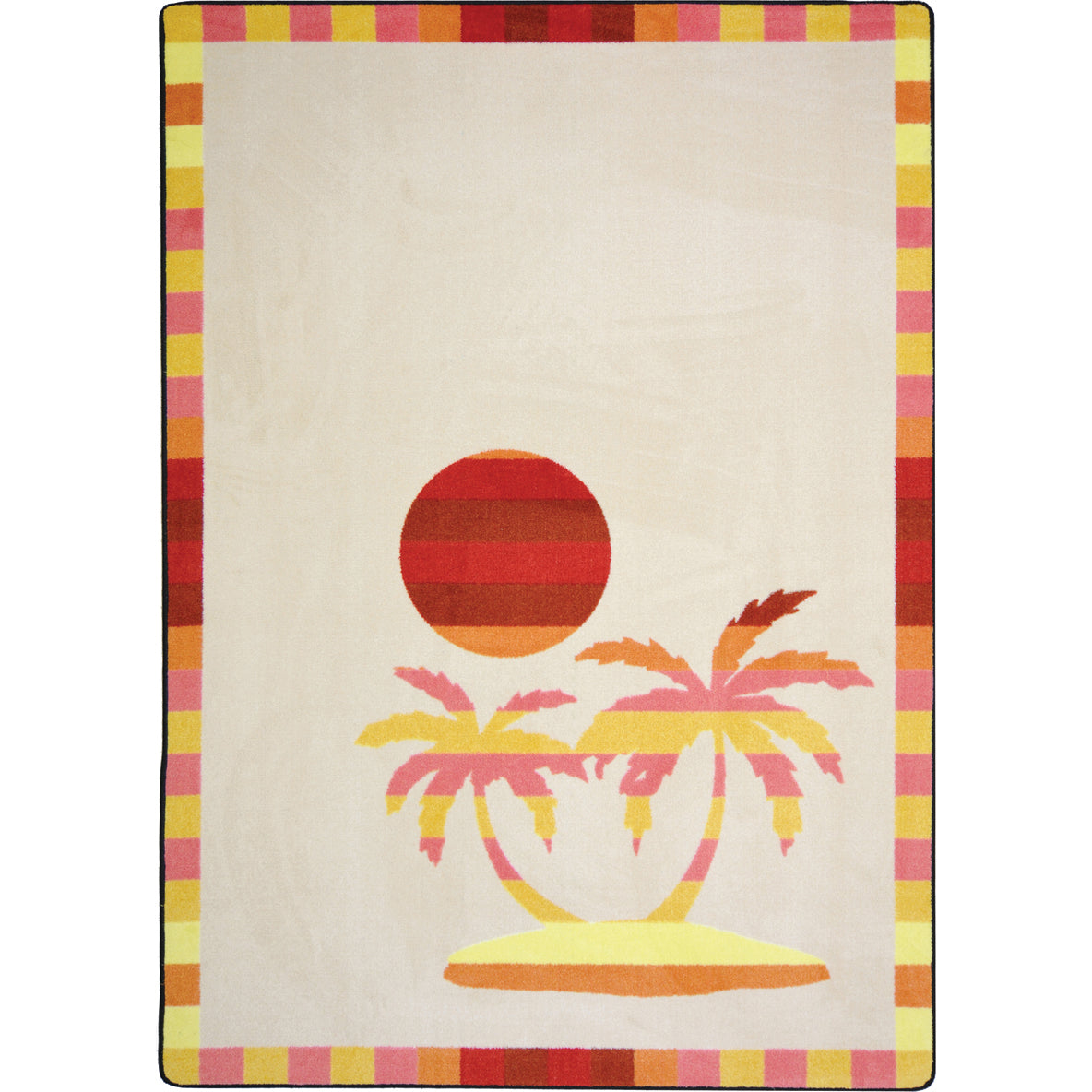 Paradise Isle 5'4" x 7'8" area rug in color Multi