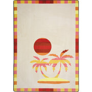 Paradise Isle 7'8" x 10'9" area rug in color Multi