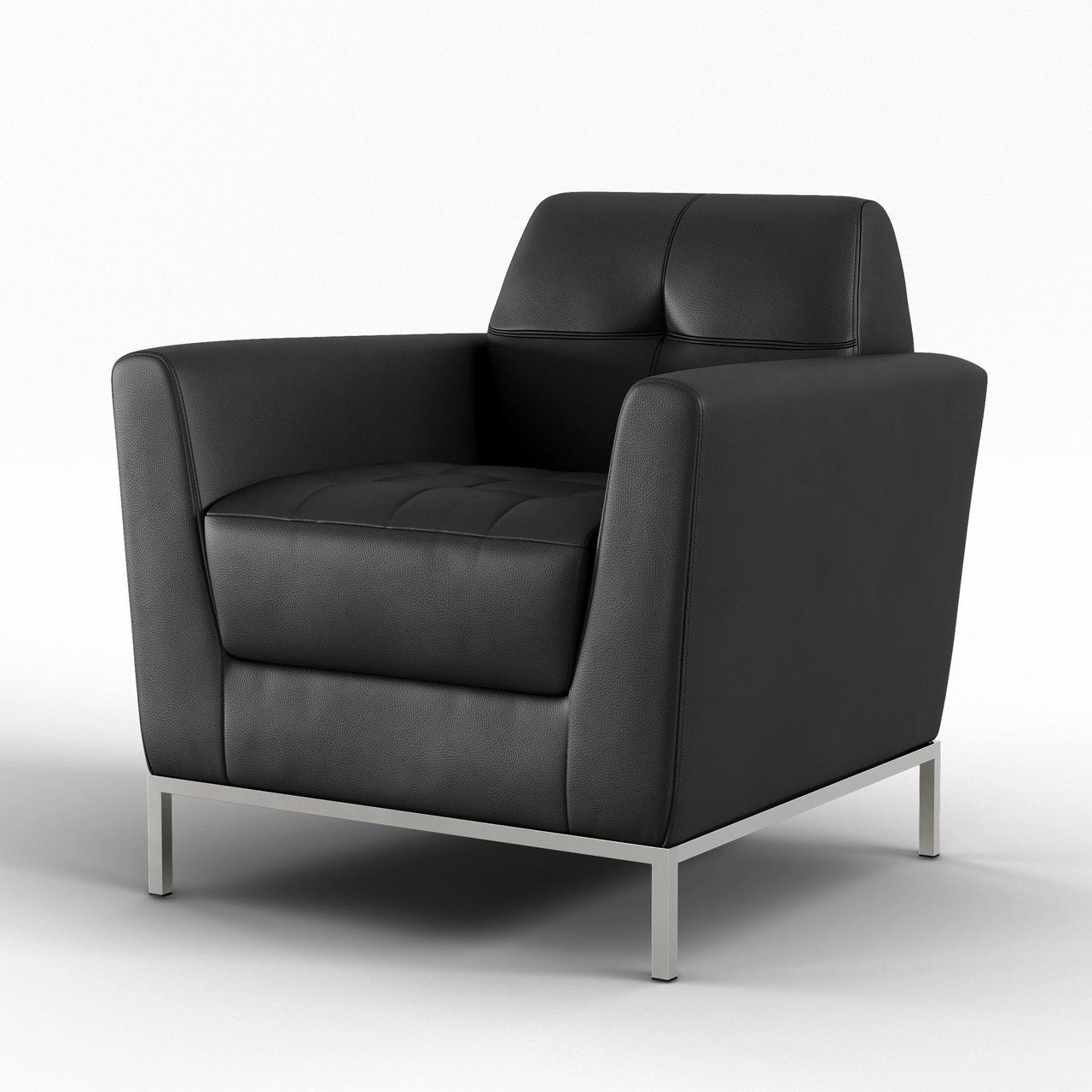 OfficeSource  Parker Club Chair - Black