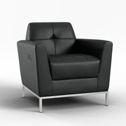 OfficeSource  Parker Club Chair - Black