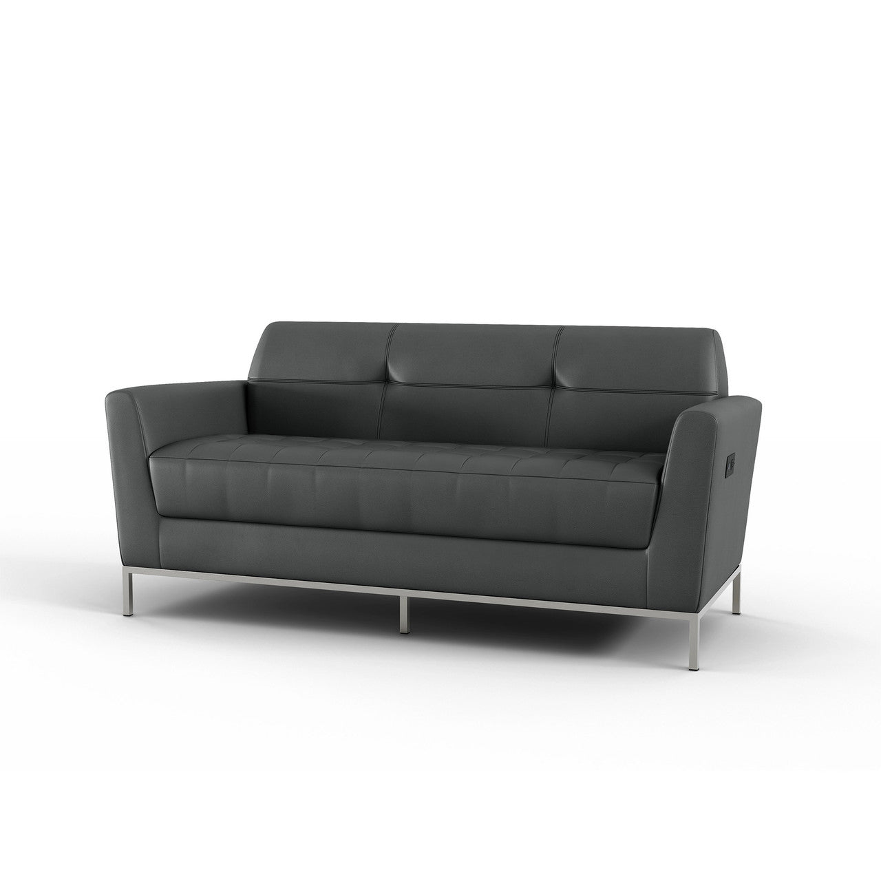 OfficeSource  Parker Sofa - Pewter