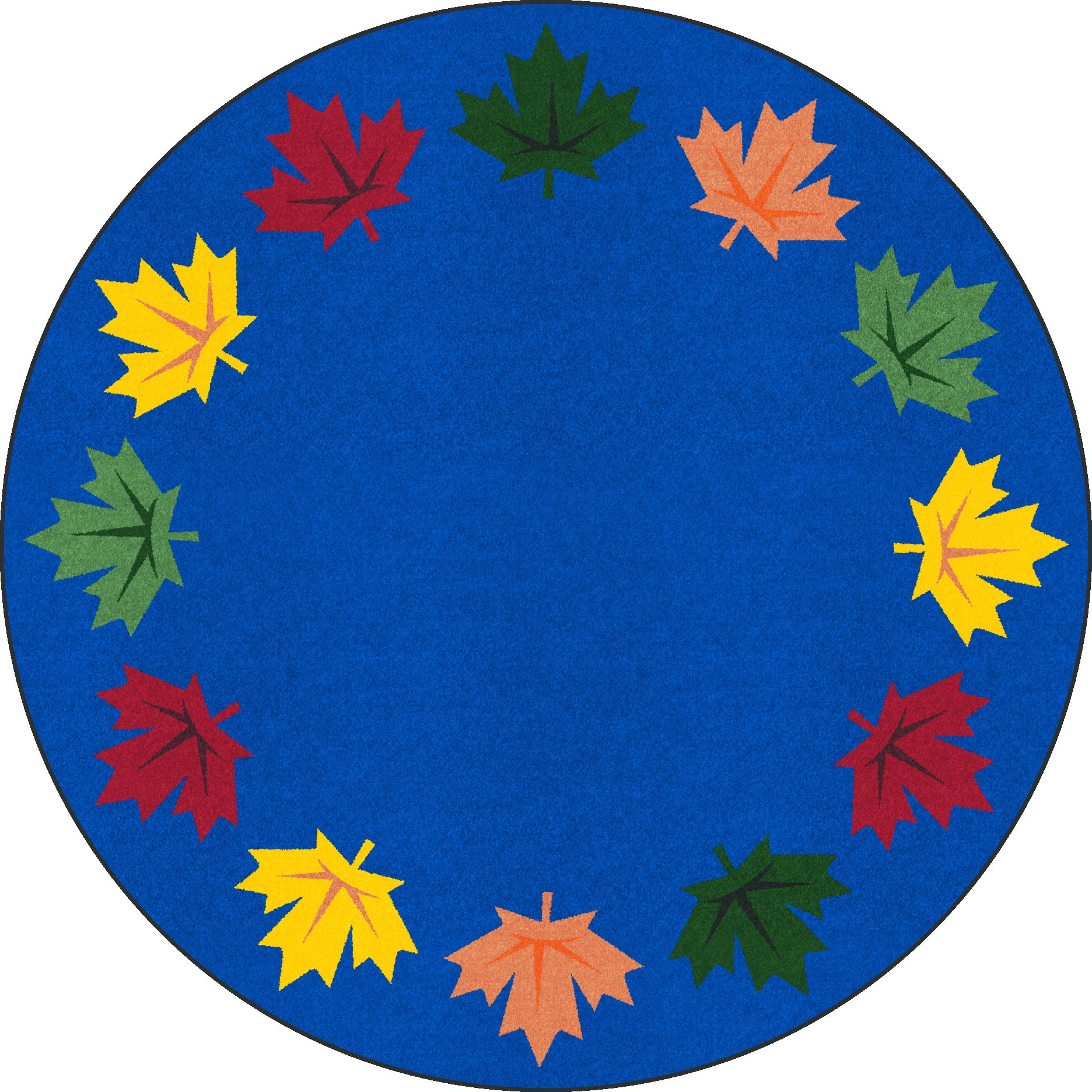 Parliament Hill 7'7" Round area rug in color Multi