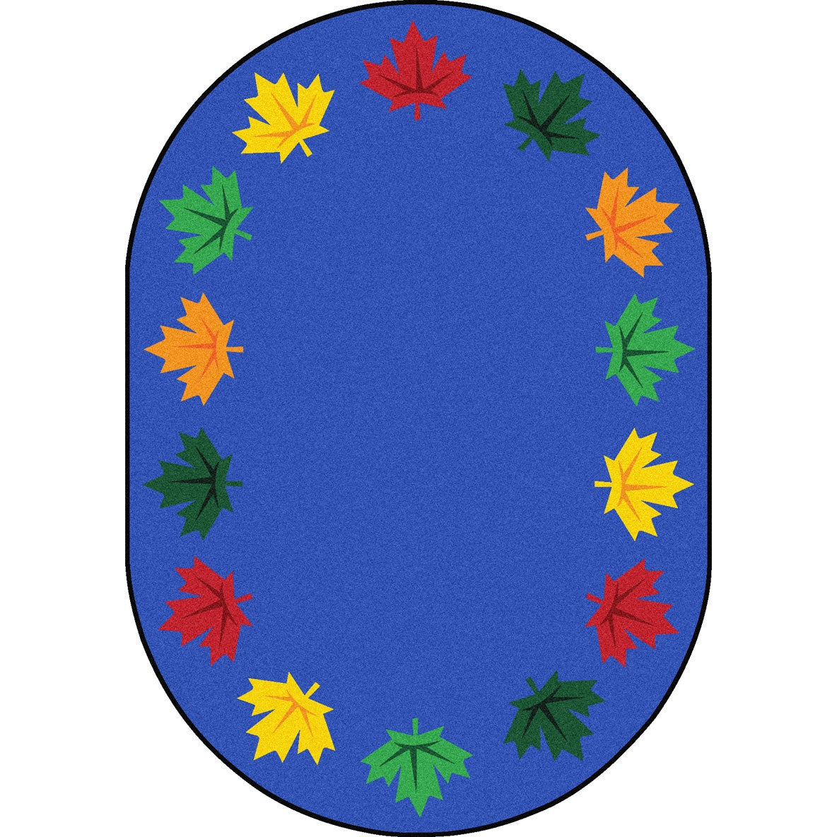 Parliament Hill 10'9" x 13'2" Oval area rug in color Multi
