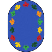Parliament Hill 10'9" x 13'2" Oval area rug in color Multi