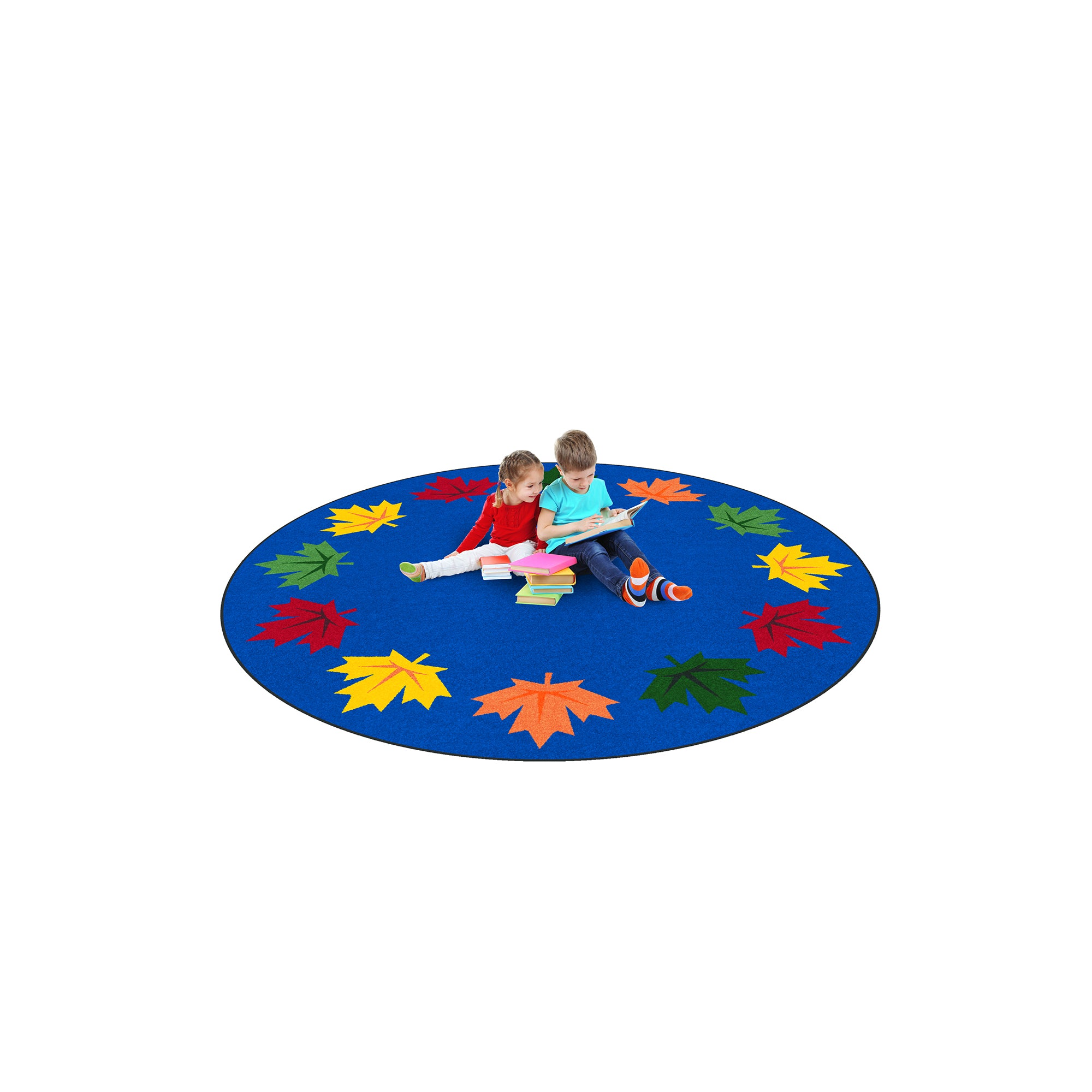 Parliament Hill 7'7" Round area rug in color Multi