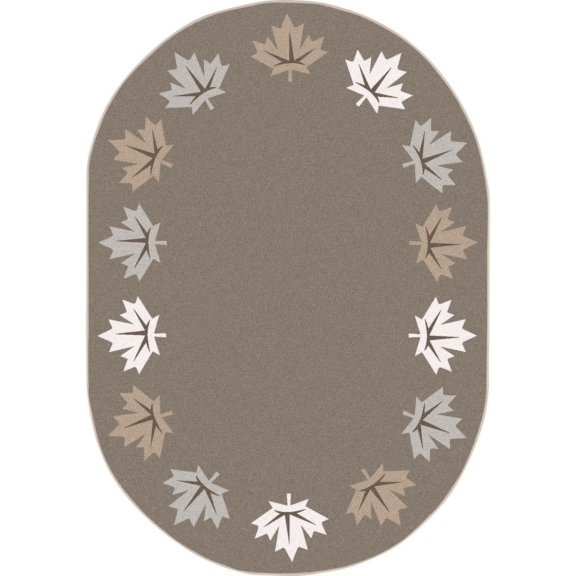 Parliament Hill 5'4" x 7'8" Oval area rug in color Neutral