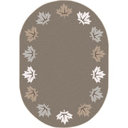 Parliament Hill 5'4" x 7'8" Oval area rug in color Neutral