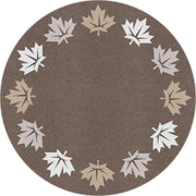 Parliament Hill 13'2" Round area rug in color Neutral