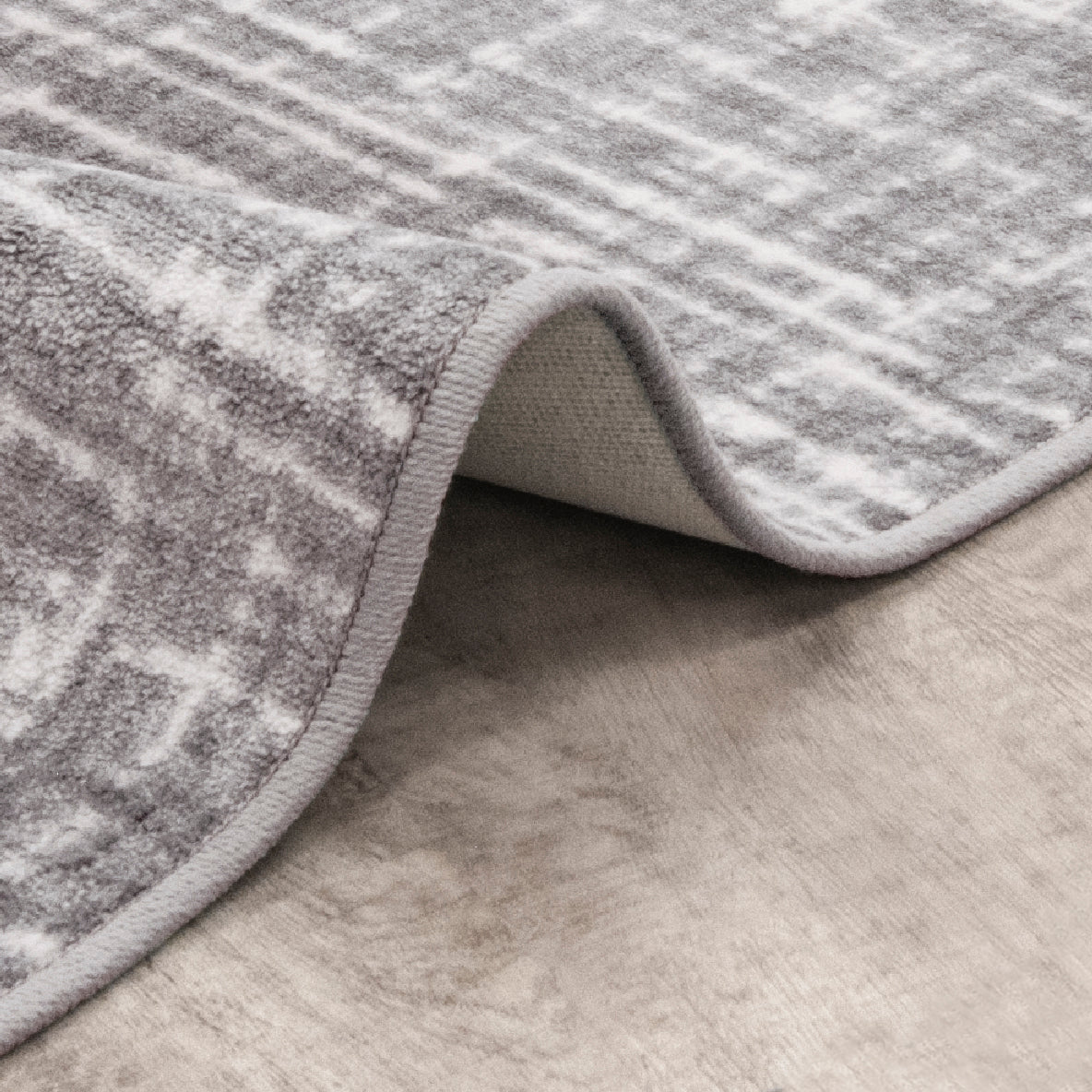 Past Tense 5'4" x 7'8" area rug in color Morning Fog
