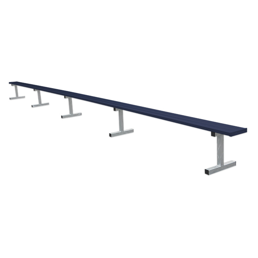 Player Bench - 27 ft. - Portable  (Powder Coated)