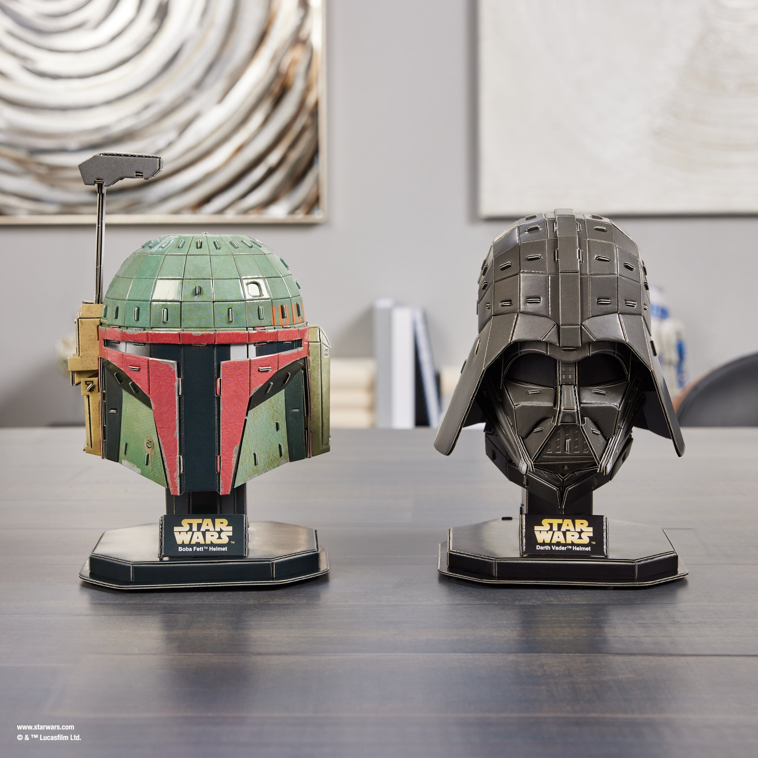 4D Build, Star Wars Boba Fett 3D Model Kit, Star Wars Collectibles & Desk Decor, Adult Puzzle, Building Toys, 93 Pieces, 3D Puzzles for Ages 12 & Up