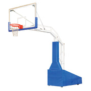 Basketball System - Portable (Indoor) - Elite 9600 (8 ft. Board Extension) - 72 in. Glass Backboard,  Breakaway Goal