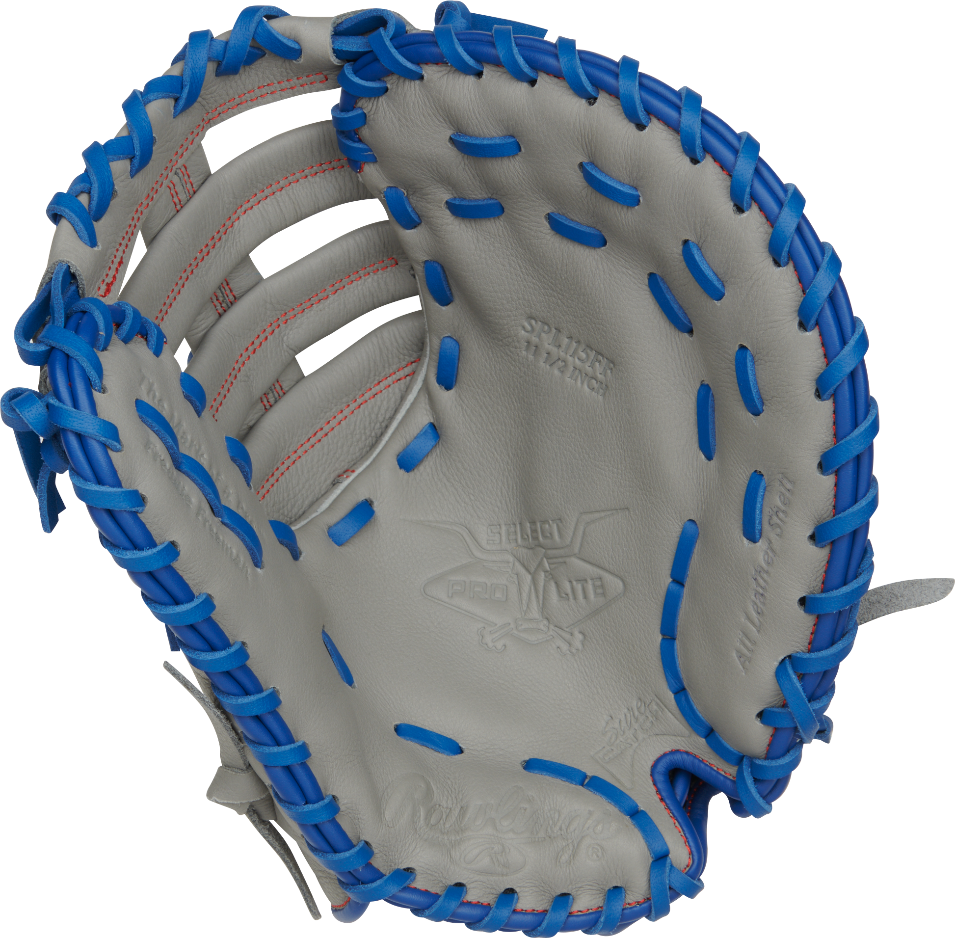 Rawlings Select Pro Lite Series Freddie Freeman Youth First Base Mitt 11.5-Inch Baseball Glove - Right Hand Thrower - Gray
