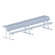 Player Bench with Seat Back and Shelf - 15 ft. - Portable