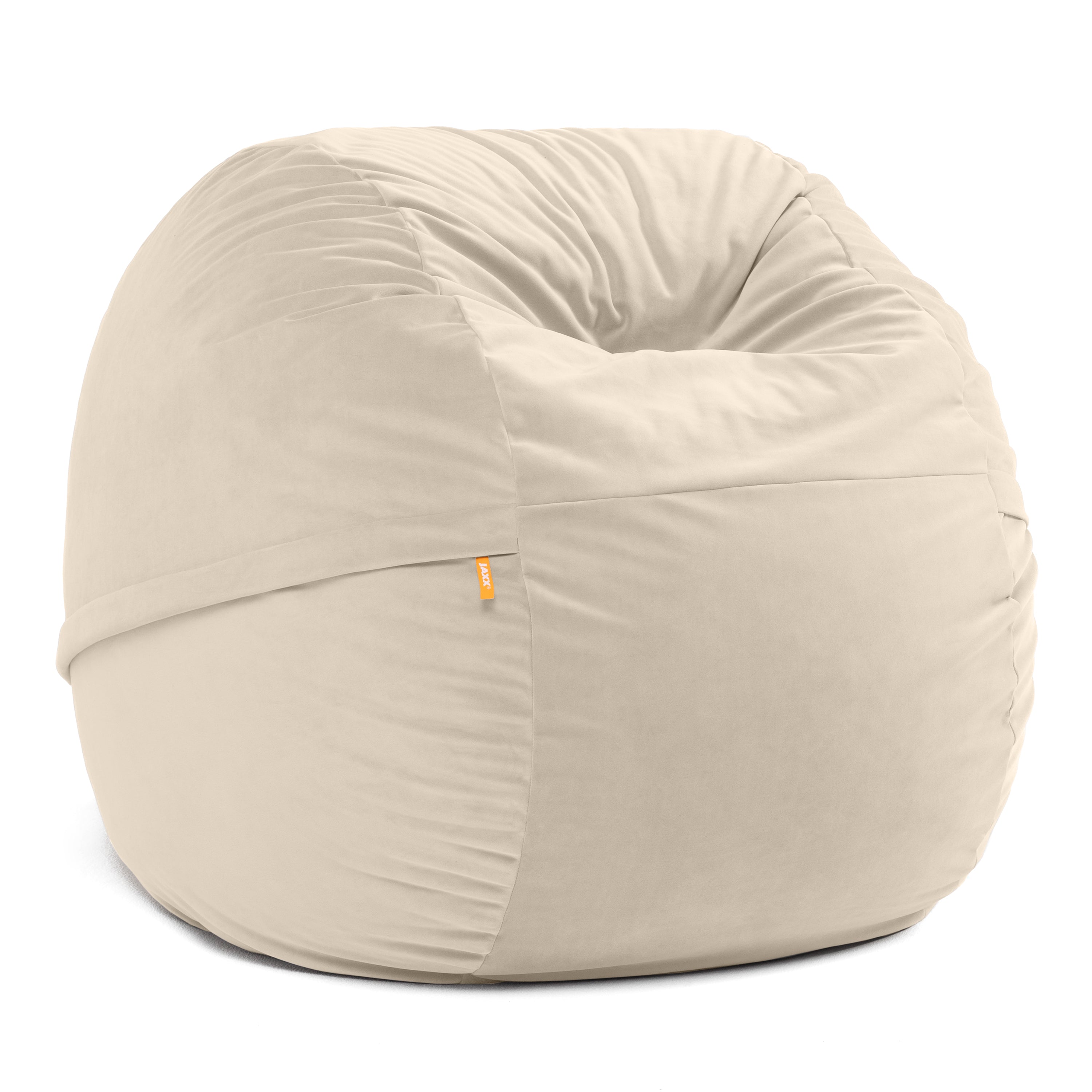 Jaxx 4 Foot Saxx - Large Round Bean Bag Chair for Adults - Lush Velvet Green