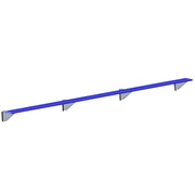 Player Bench - Wall-Mounted - 21 ft.  (Powder Coated)