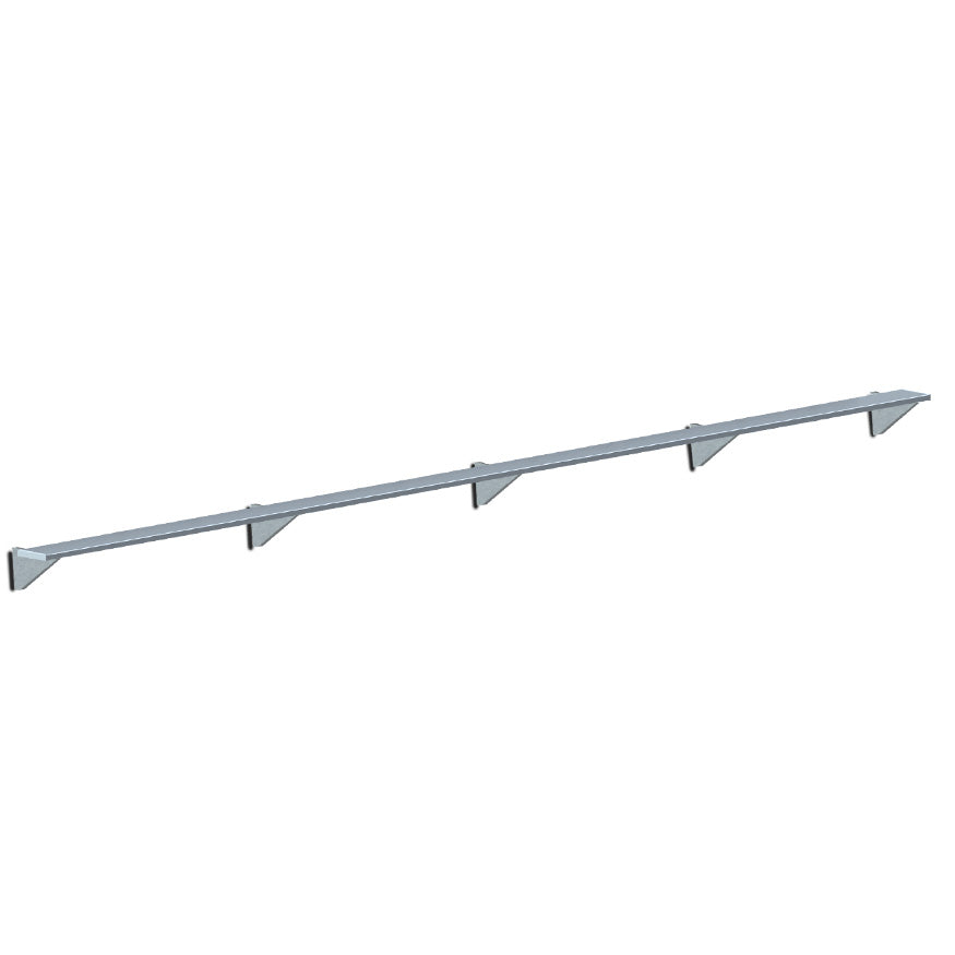 Player Bench - Wall-Mounted - 27 ft.