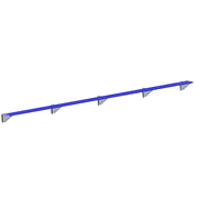 Player Bench - Wall-Mounted - 27 ft.  (Powder Coated)
