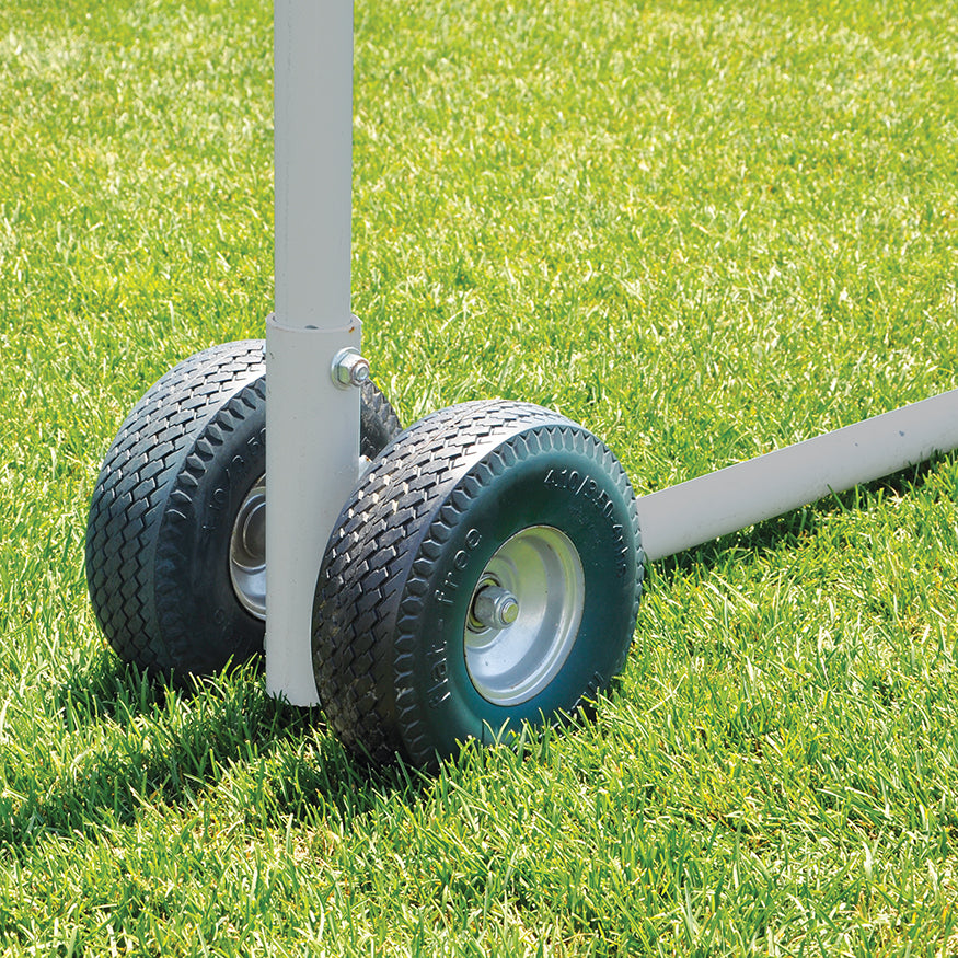 Portable Practice Football/Soccer Combo Goal (High School) (8 ft. H x 24 ft. W with 10 ft. H Uprights, 23 ft.-4 in. width)