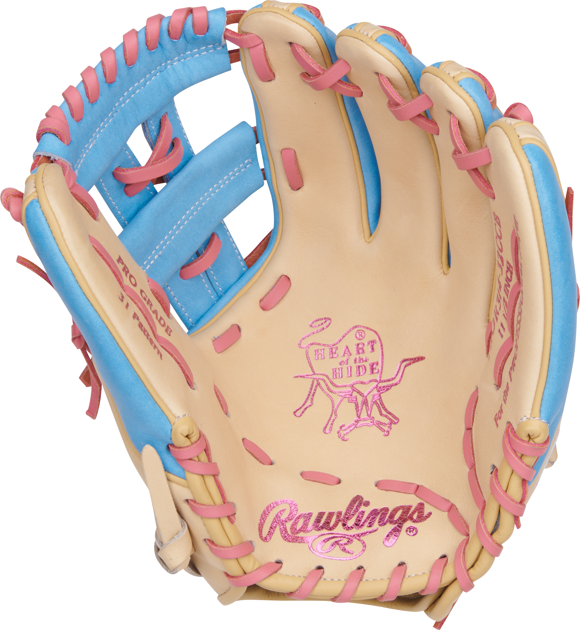 Rawlings Heart Of The Hide Series 11.5-Inch Baseball Glove - Right Hand Thrower - Camel