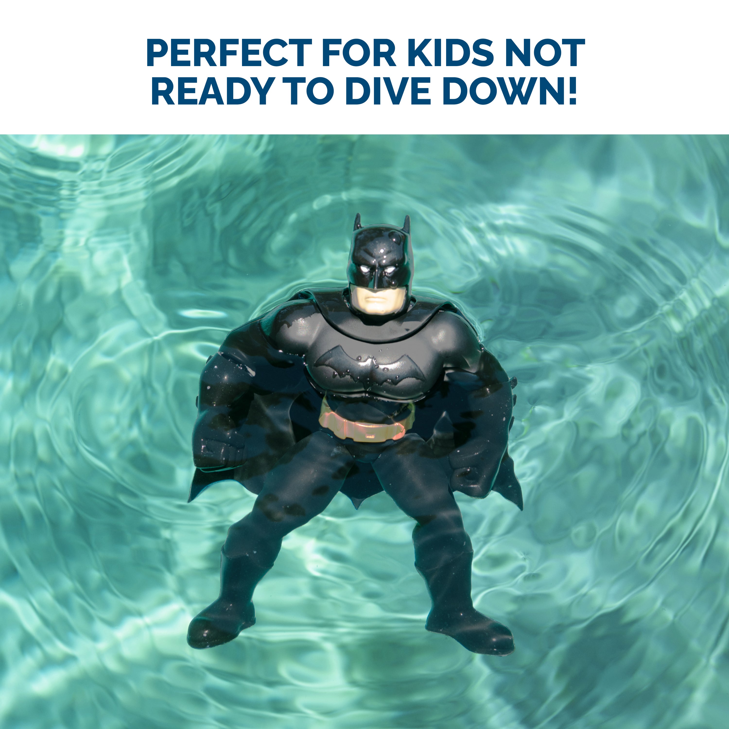 Swimways DC Batman Floatin' Figures, Swimming Pool Accessories & Kids Pool Toys, Batman Party Supplies & Water Toys for Kids Aged 3 & Up