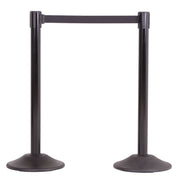 Black post and 7.5' Black Belt ‐  2 pack
