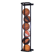 Ball Rack - Wall Mounted - StackMaster  (Single - 8 Basketballs)