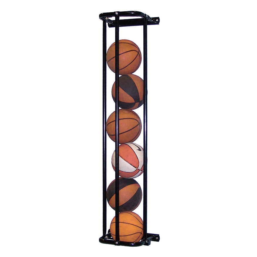 Ball Rack - Wall Mounted - StackMaster  (Single - 8 Basketballs)