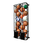 Ball Rack - Wall Mounted - StackMaster  (Double - 16 Basketballs)