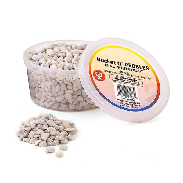 Bucket O' Pebbles - 16oz. White Frost