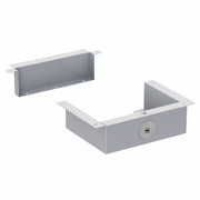 OfficeSource Metal Pedestals Hanging Bracket with USB for OSCMPBF - Silver