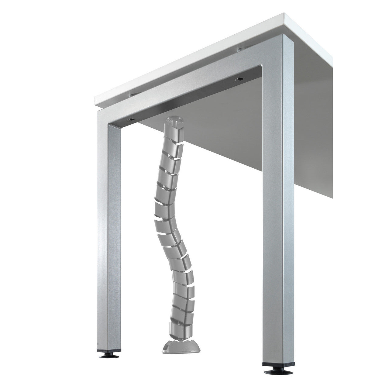 OfficeSource  30" Flexible Spine Cord Management - Silver