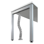 OfficeSource  30" Flexible Spine Cord Management - Silver