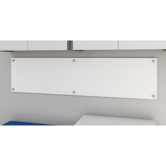OfficeSource Laminate Magnetic Glass White Board