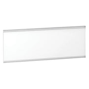 OfficeSource Borders II Frosted Acrylic Panel w/Silver Frame - 24"W x 12"H