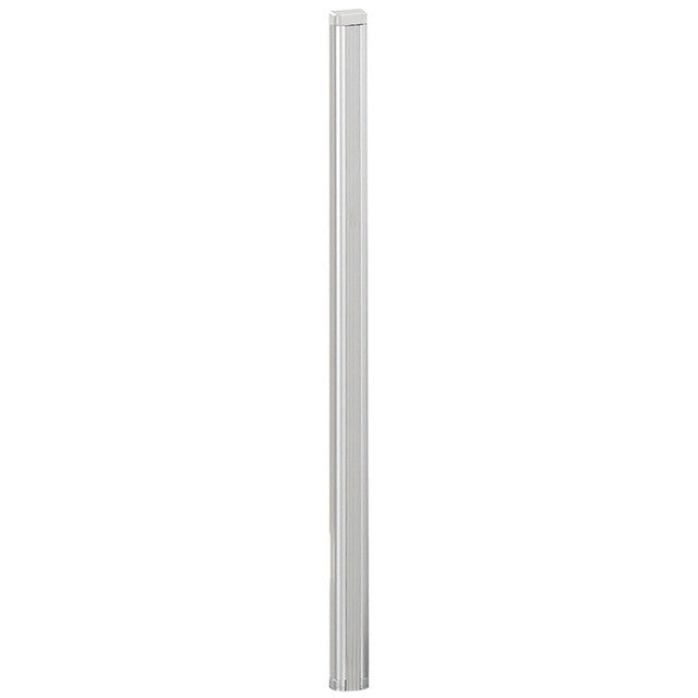 OfficeSource Borders II 12" Post for Panels - Silver