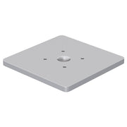 OfficeSource Borders II Borders Post Plate Mount - Set of 2 - Silver