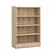OfficeSource Laminate Bookcase - 4 Shelves - American Elm
