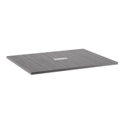 OfficeSource  60"W - 1/2 Rectangular Conference Table Top (Top Only) - Coastal Gray