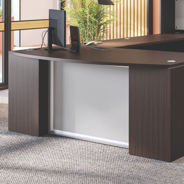 OfficeSource Laminate Glass Modesty Panel