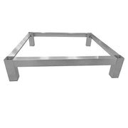 OfficeSource Reception Tables 4 Metal Leg Base For Cube Table - Silver