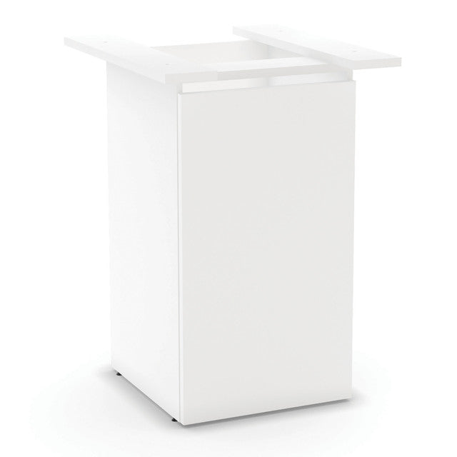 OfficeSource OS Conference/Multi-Purpose Cube Base With Access Door - White