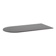 OfficeSource OS Laminate 72"W Bullet Top - Coastal Gray