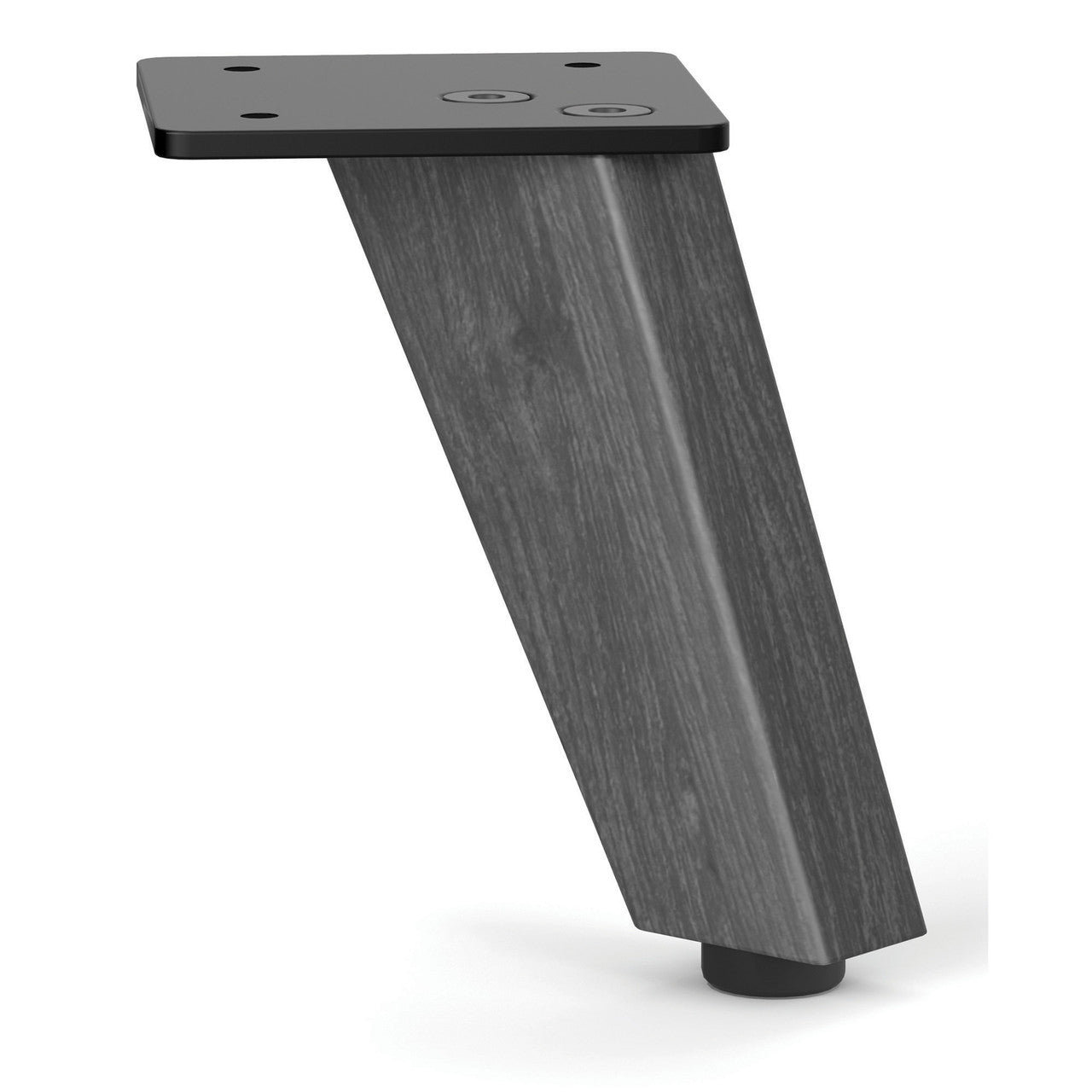 OfficeSource Variant Collection Angled Wood Mini Legs (Set of 4) - Coastal Gray