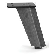 OfficeSource Variant Collection Angled Wood Mini Legs (Set of 4) - Coastal Gray