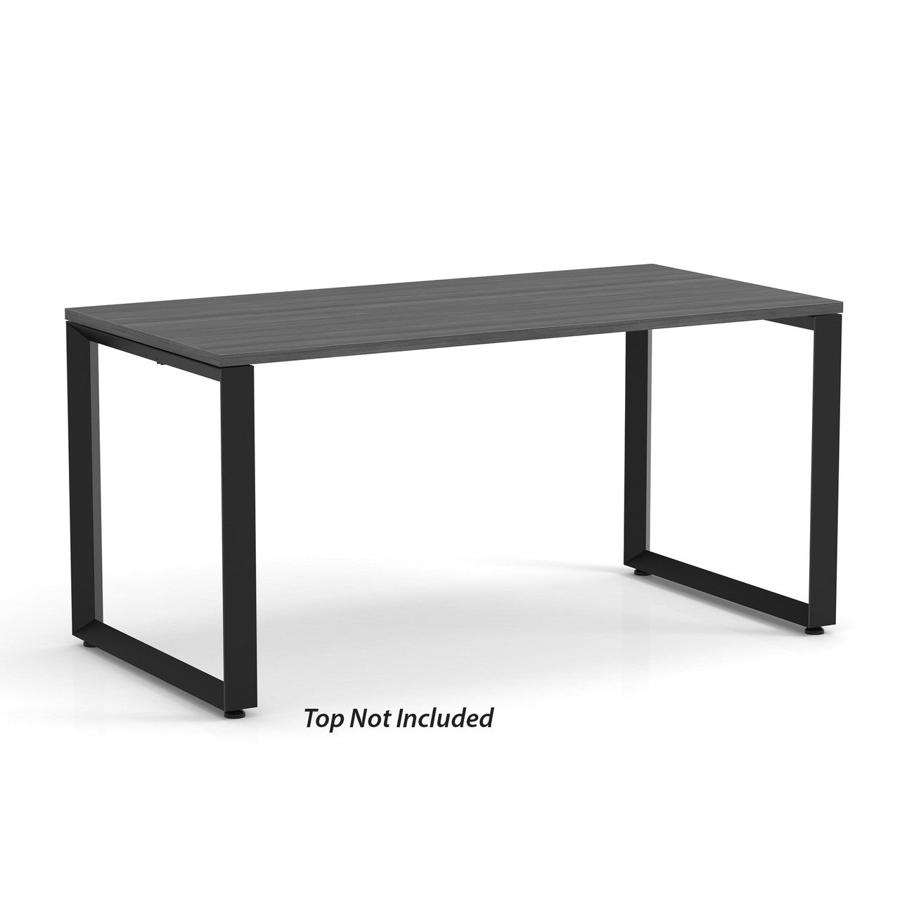 OfficeSource Variant Collection Beveled Style Leg Base - 35.8"W - Black