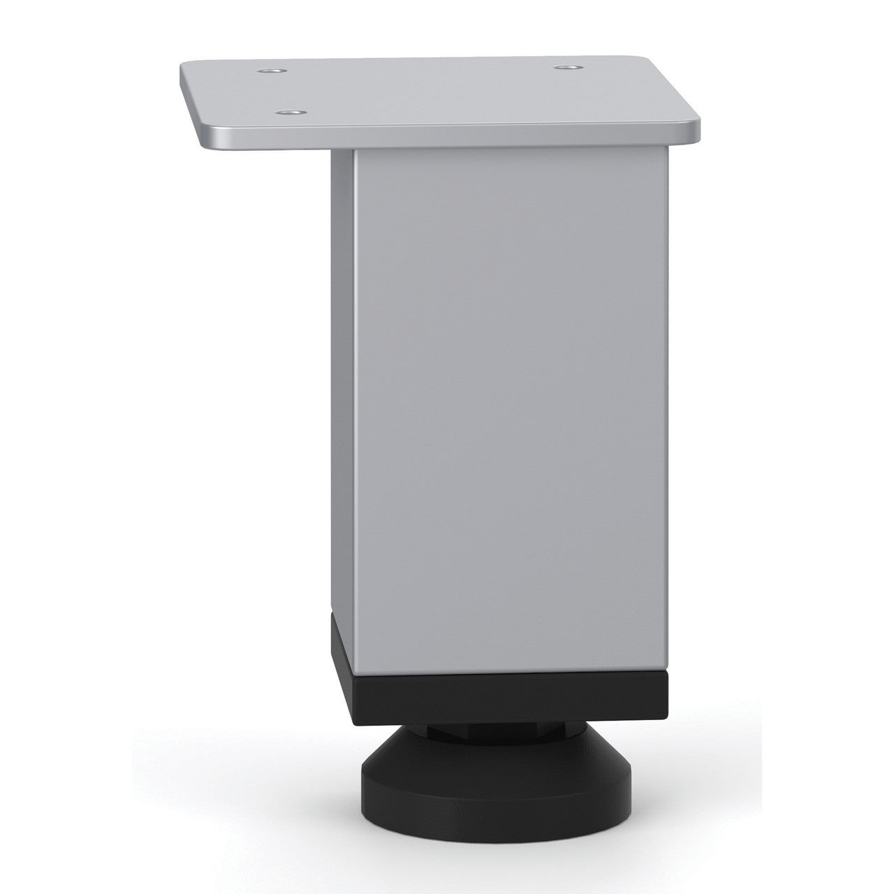 OfficeSource Variant Collection Straight Metal Mini Legs (Set of 4) - Silver